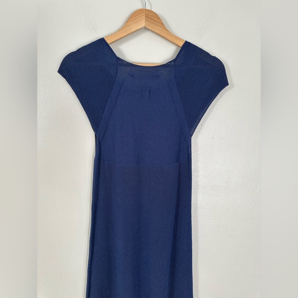 Hannes Roether Blue Midi/ Knee Length Cap Sleeve Dress size Small. NWT - Picture 6 of 9